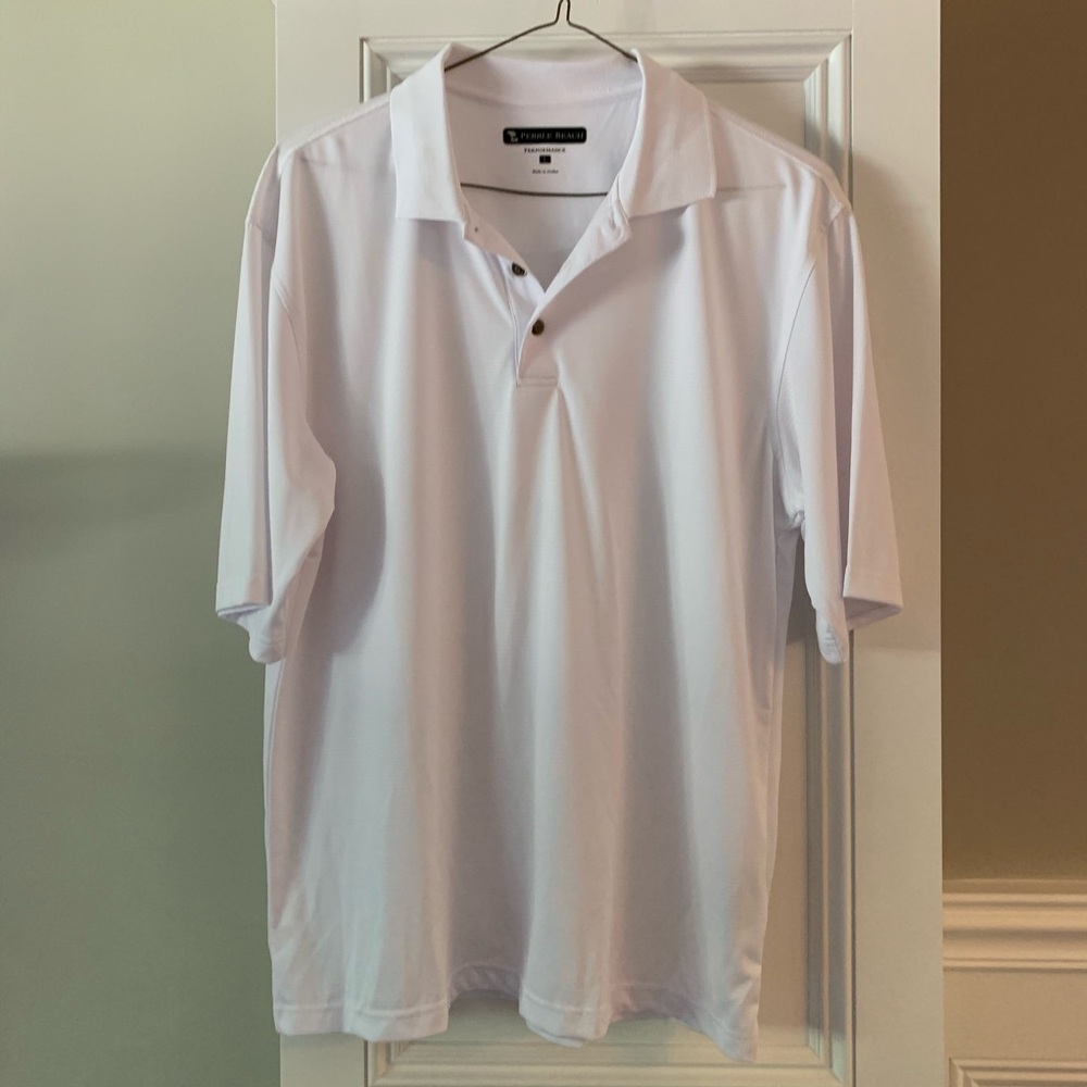 EUC • Pebble Beach Performance Polo • Size Large Golf Shirt